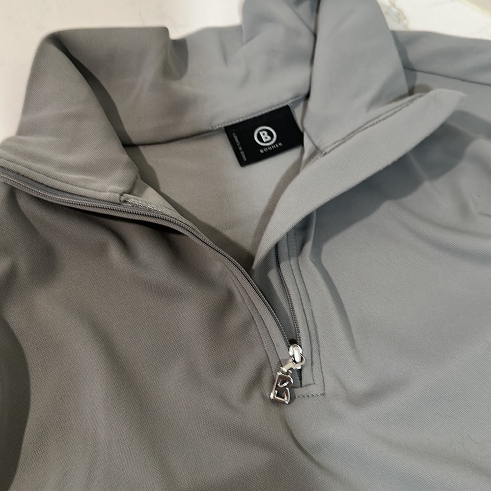 Bogner Base Layer Zip Up Top Euc - image 3